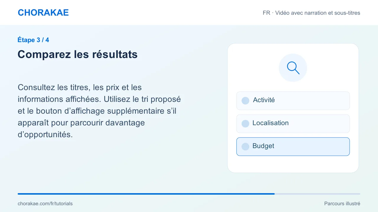 Étape 3 — Comparez les résultats
