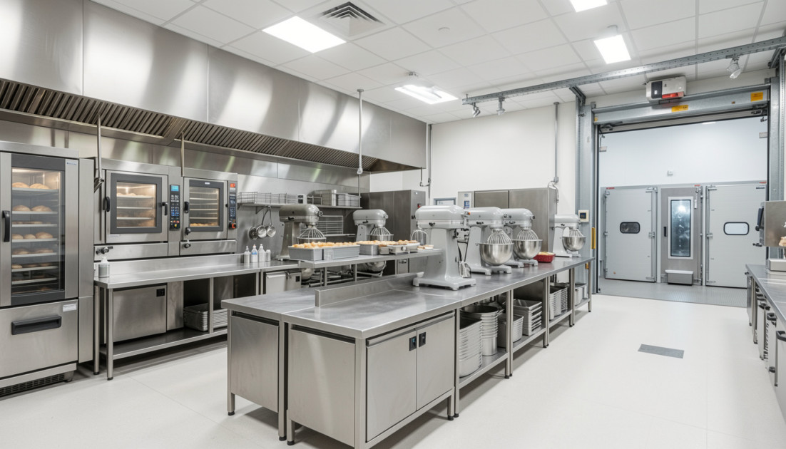 Professional central kitchen for sale or lease in Tangier